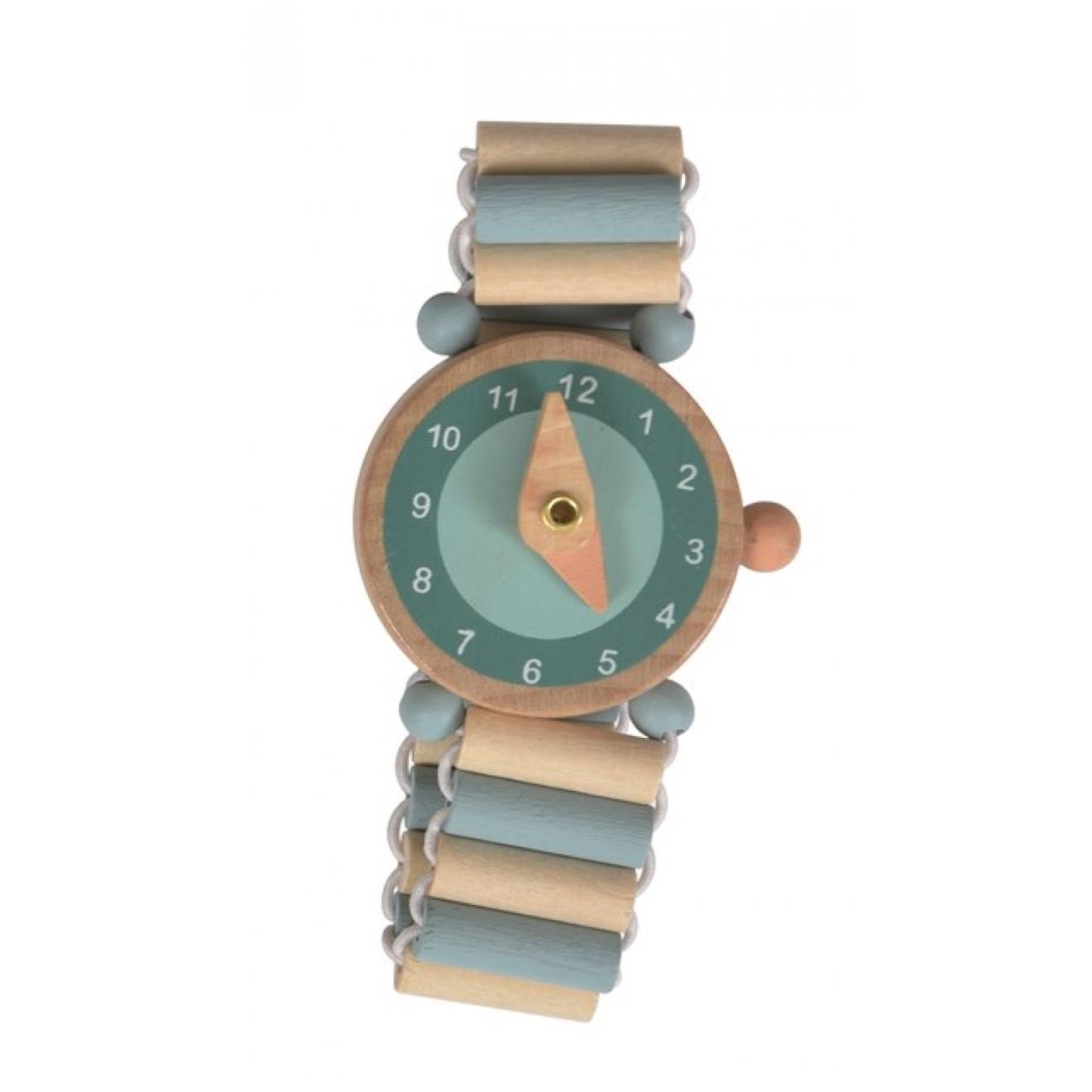 Montre En Bois Pour Enfant Bleu