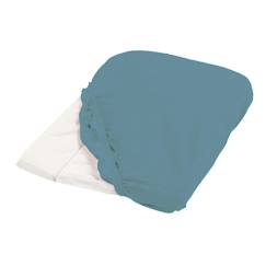 Puériculture-Housse de matelas à langer vieux rose éponge  50x75cm