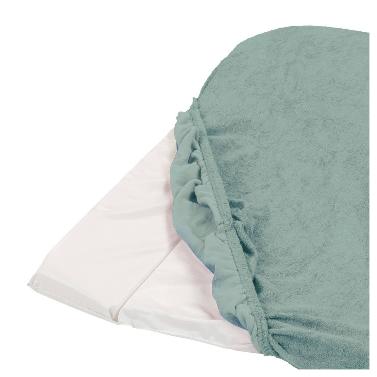 Lot De 2 Housses De Matelas À Langer Vert Sauge (Tinéo) - Image 2