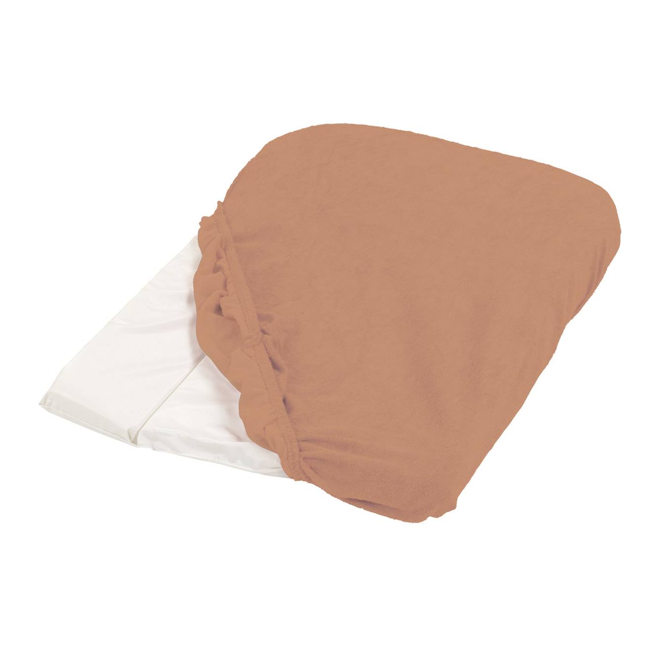 Housse De Matelas À Langer Vieux Rose Éponge 50x75cm Cassonade
