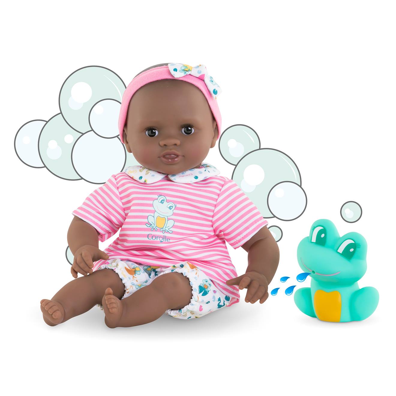 Corolle - Poupon Bébé Bain Alyzée - Canard Multicolore