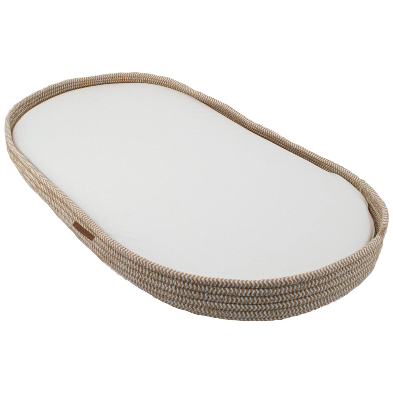 Panier À Langer Tressé Beige