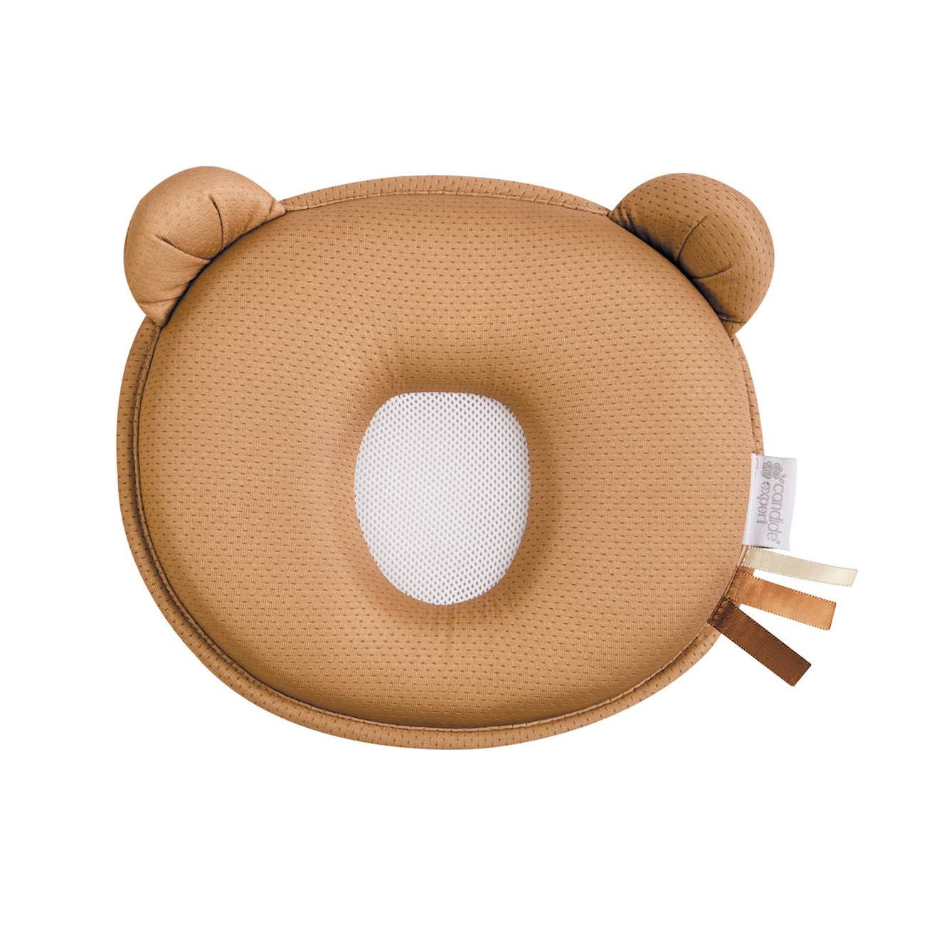 Coussin Cale Tête Bébé P'tit Panda Air+ Marsala Cassonade