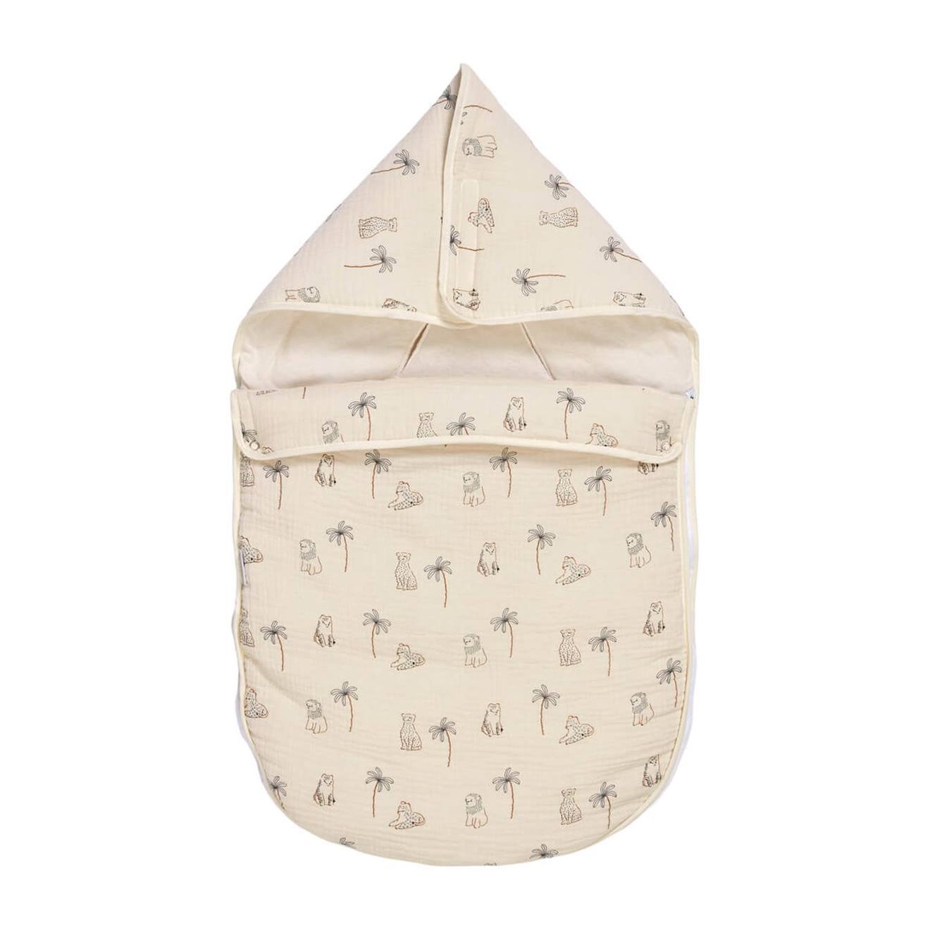 Nid D'ange Bébé Imprimé Fauves