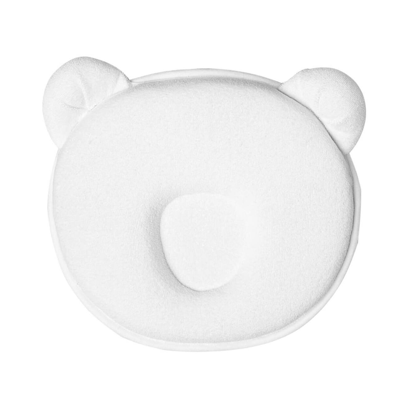 Coussin Cale Tête Bébé P'tit Panda Blanc