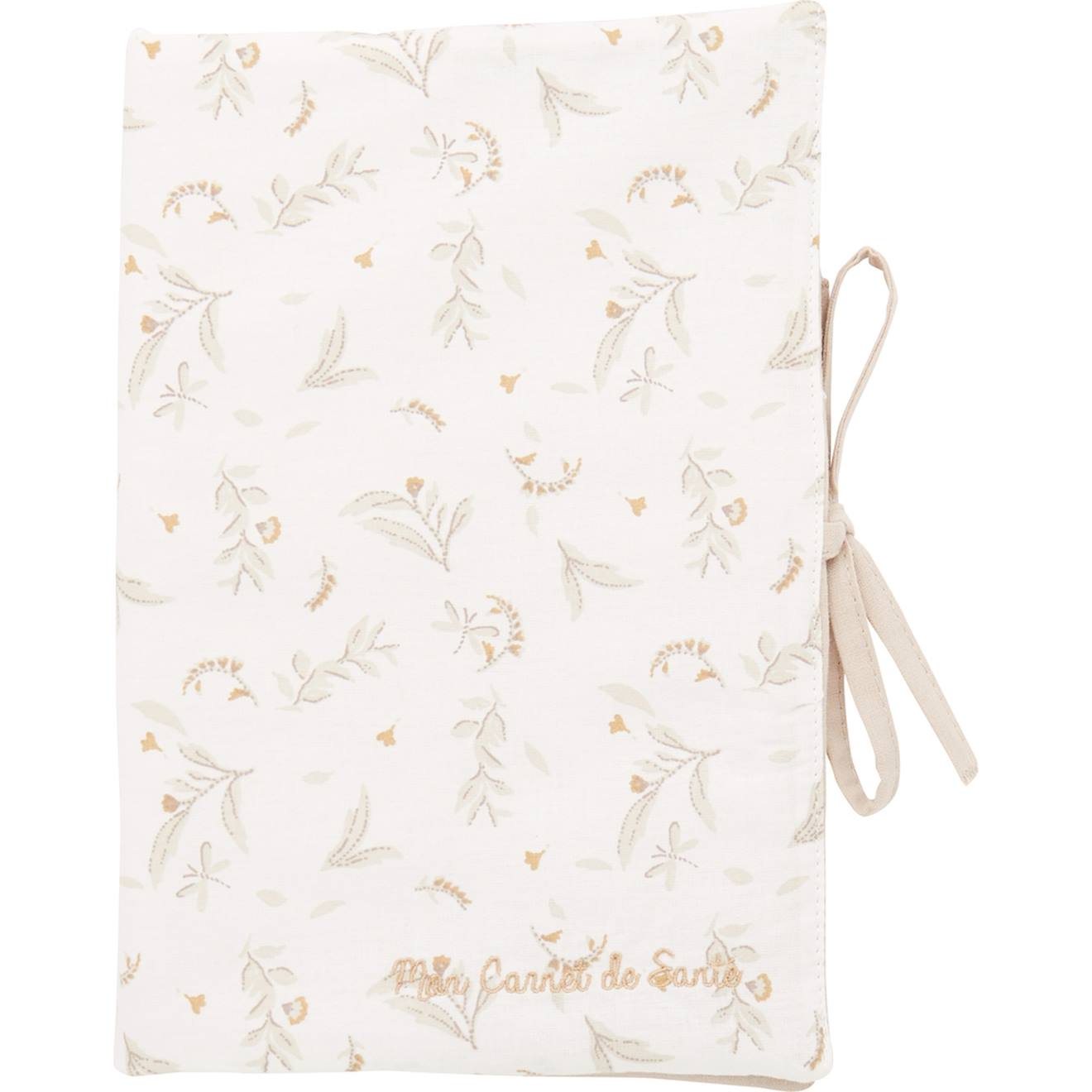 Protège Carnet De Santé Beige, Écru