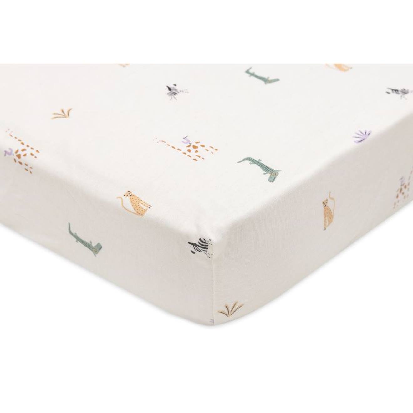 Drap Housse Jersey En Coton Vert (Jollein) - Image 2