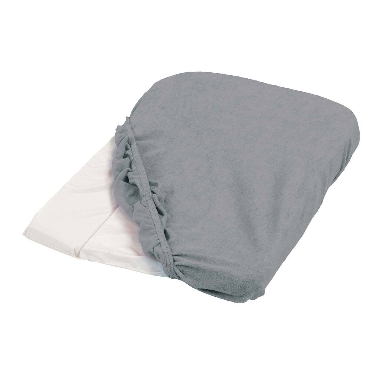 Housse De Matelas À Langer Vieux Rose Éponge 50x75cm Gris