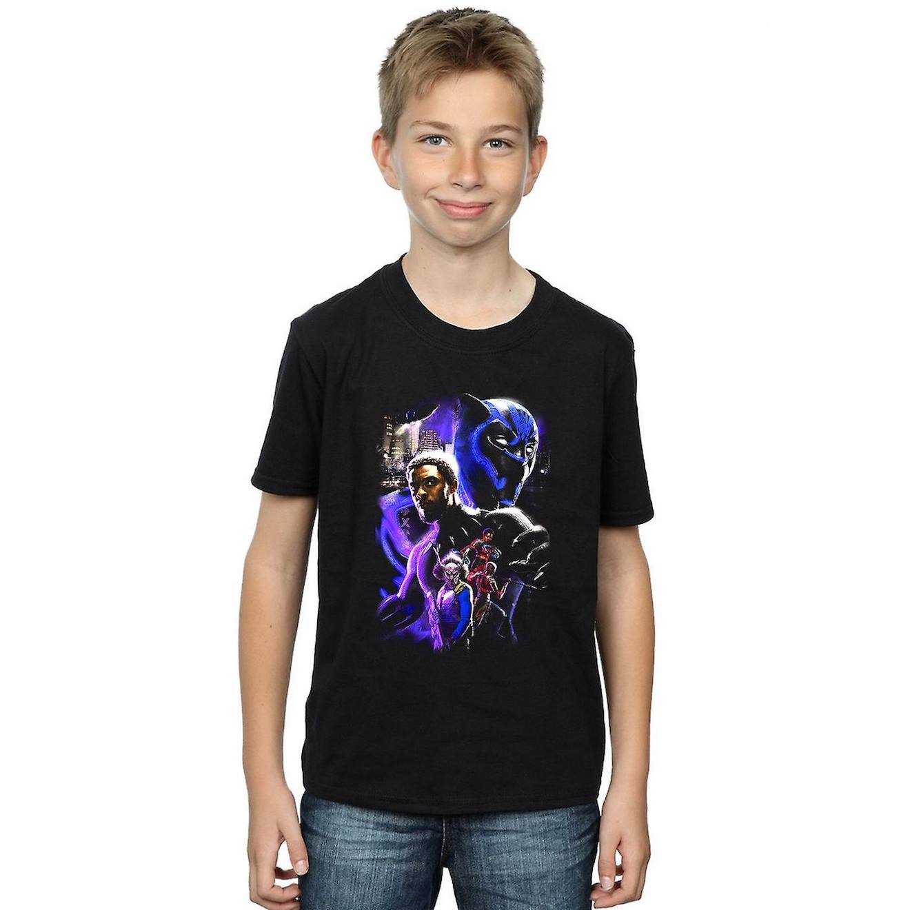 T-shirt En Coton Peigné De Qualité Supérieure Noir