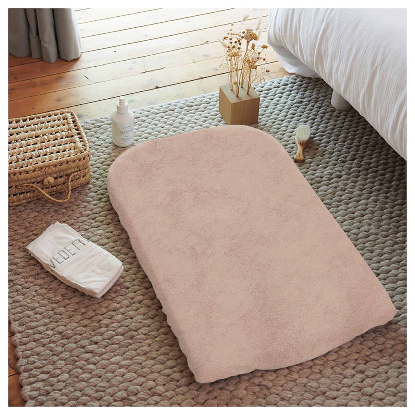 Lot De 2 Housses De Matelas À Langer Noisette (Tineo) - Image 1