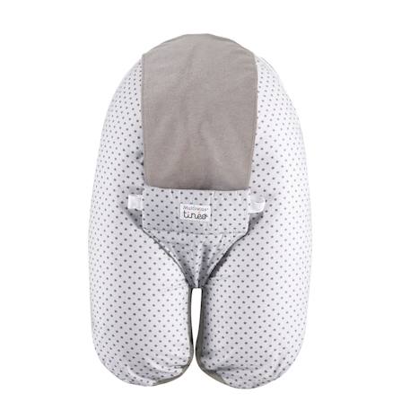 Tineo - Coussin D'allaitement Et De Grossesse 3en1 Multirelax Éponge Gris