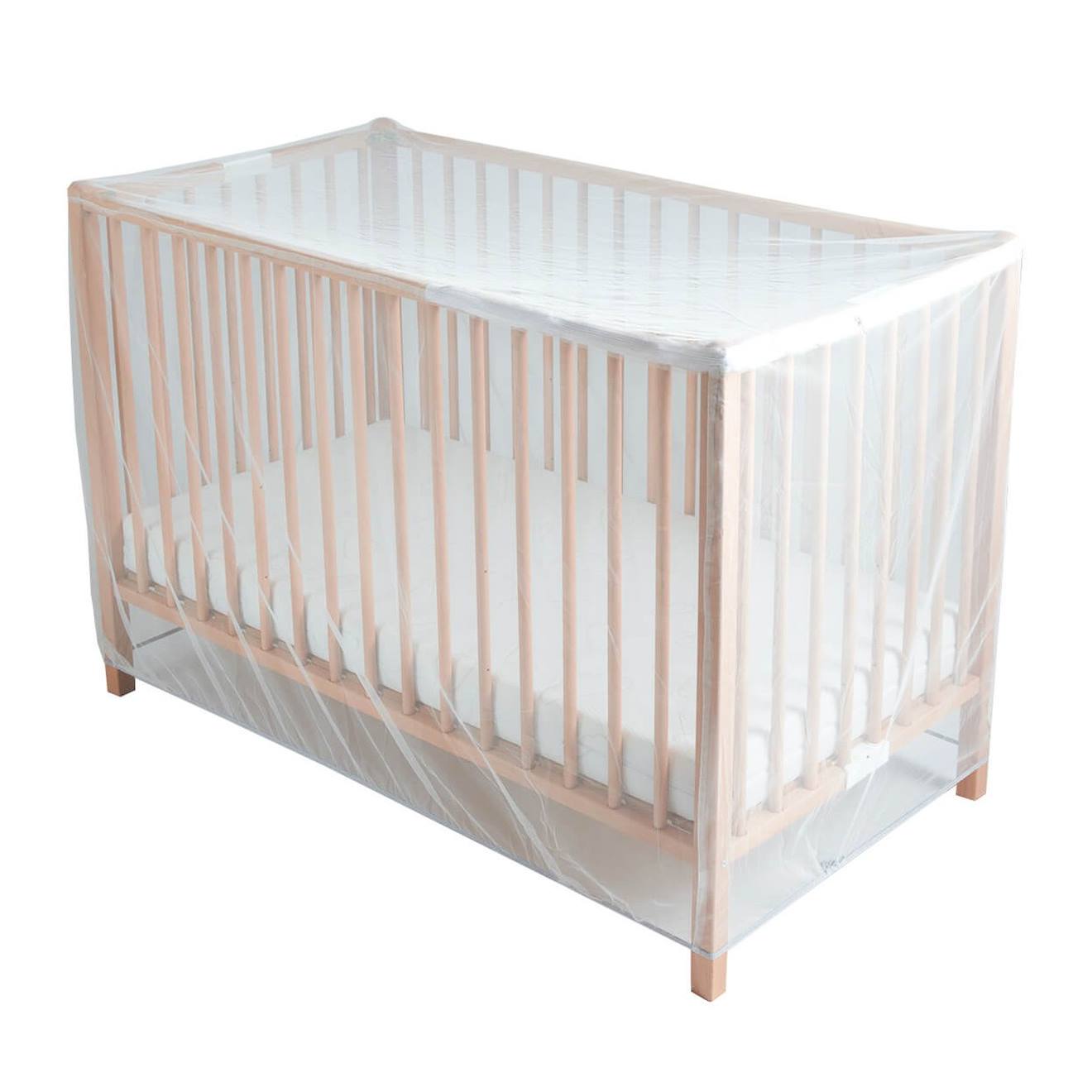 Tinéo - Moustiquaire De Lit Bébé Intégrale Avec Zip Blanc