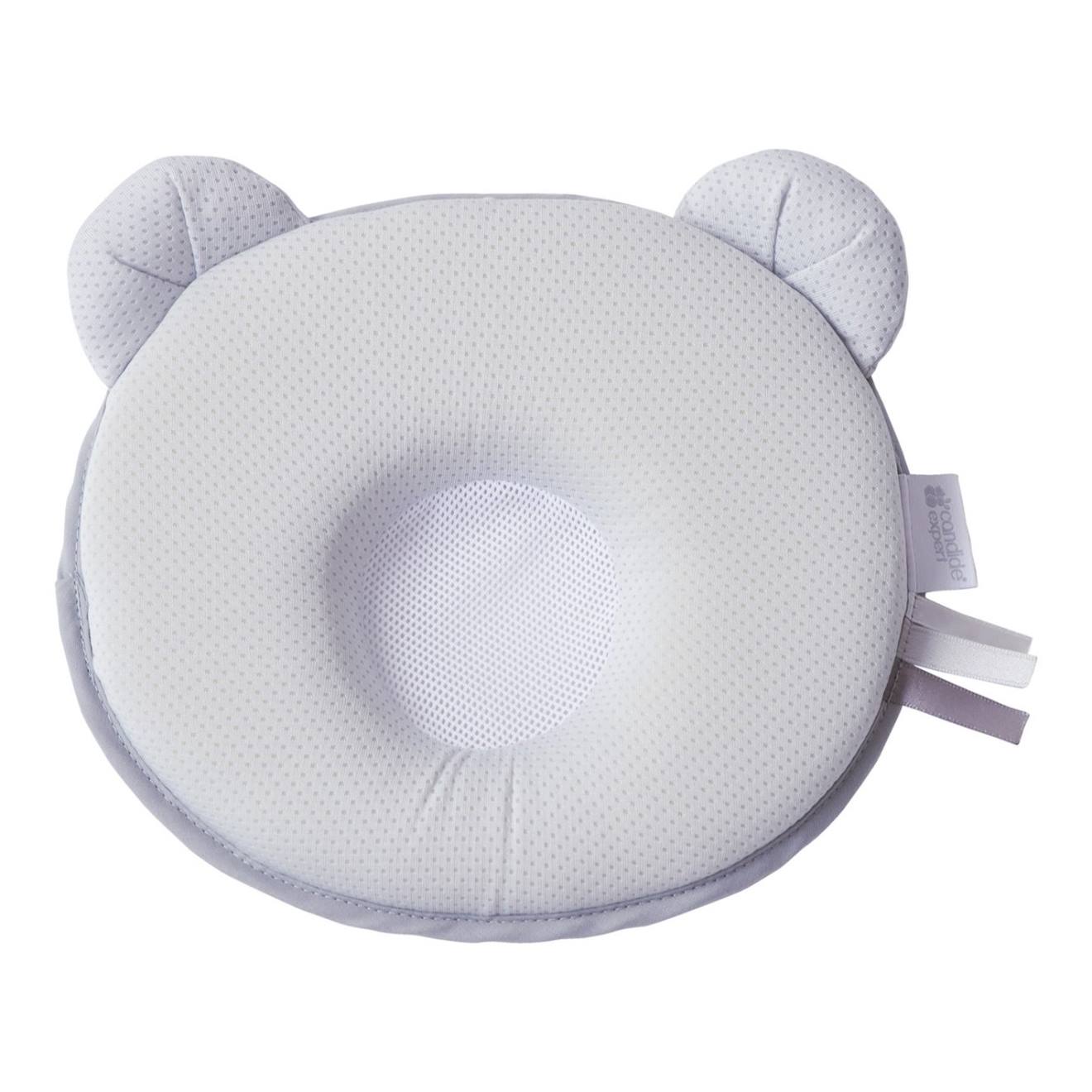 Coussin Cale Tête Bébé P'tit Panda Air+ Gris