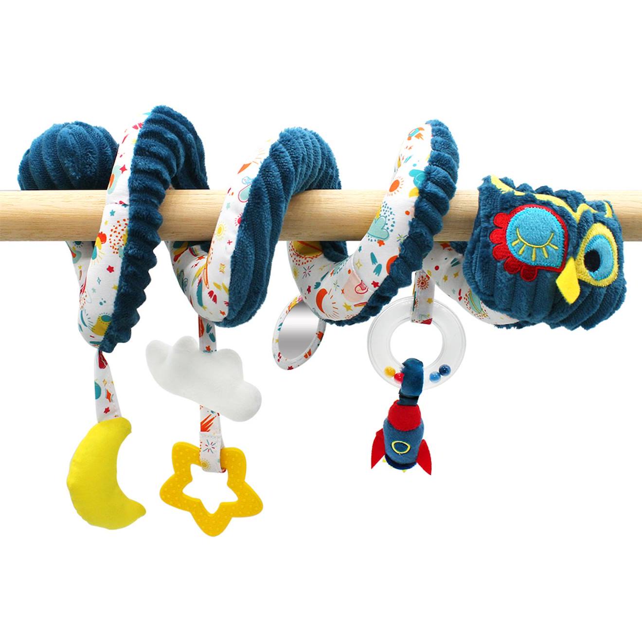 Spirale D'activités Bleu, Jaune, Blanc