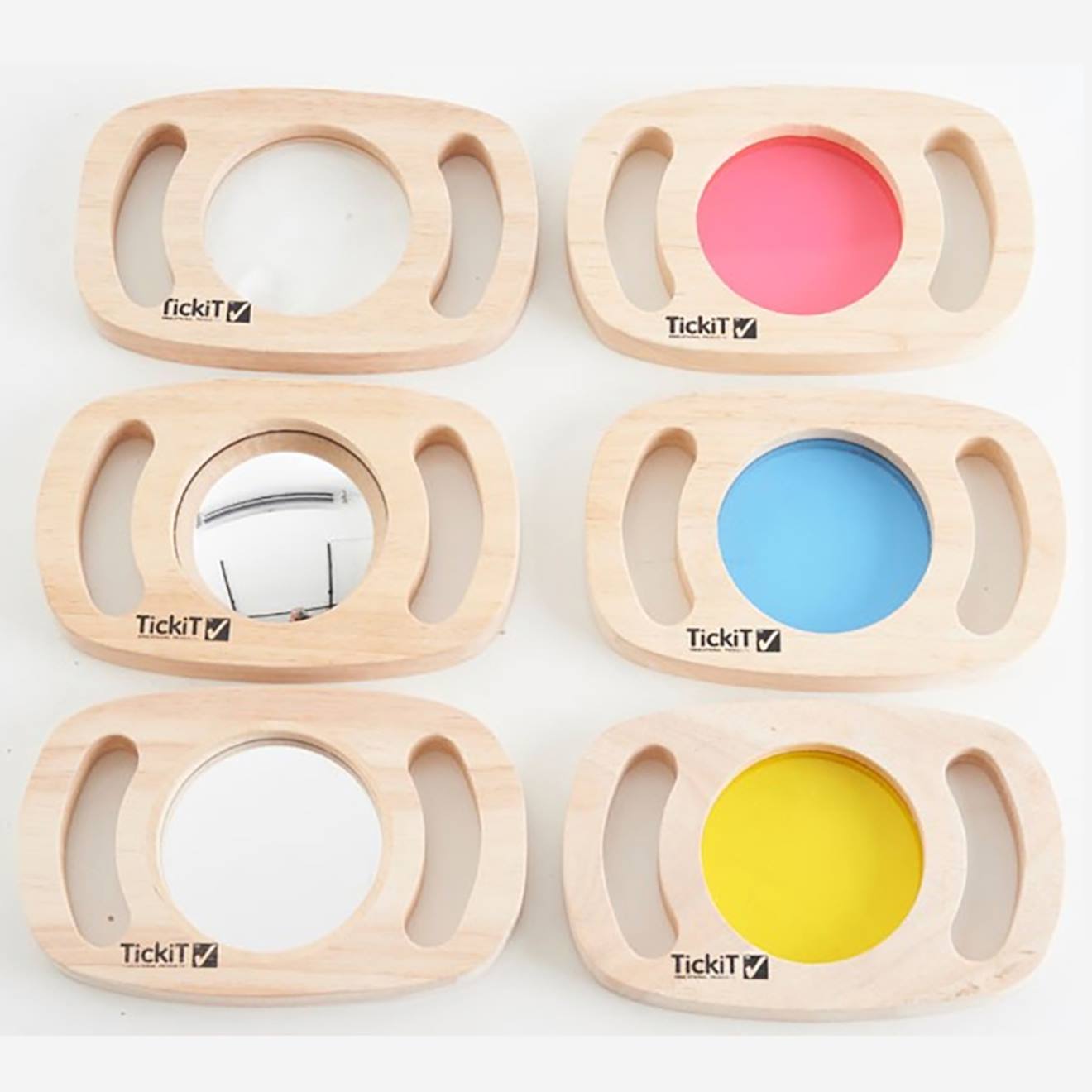 Set De 6 Miroirs Multicolore