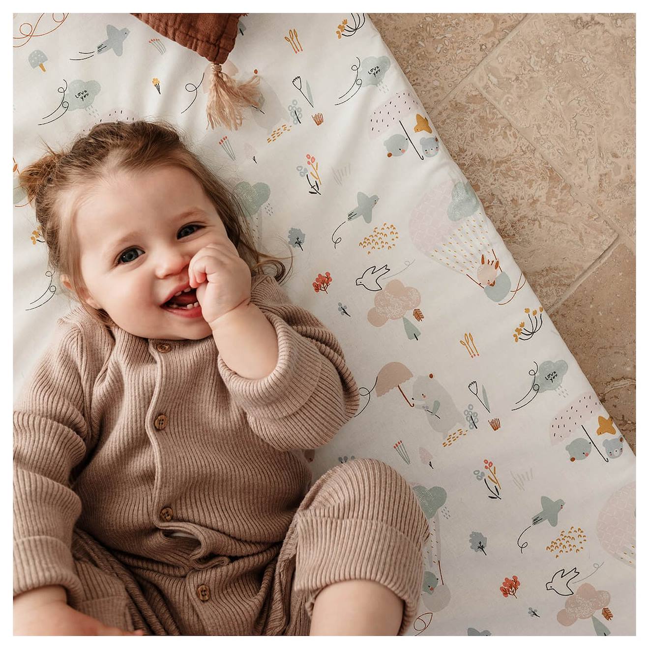 Matelas Bébé Nomade Roulé Imprimé Balloons (Tineo) - Image 2