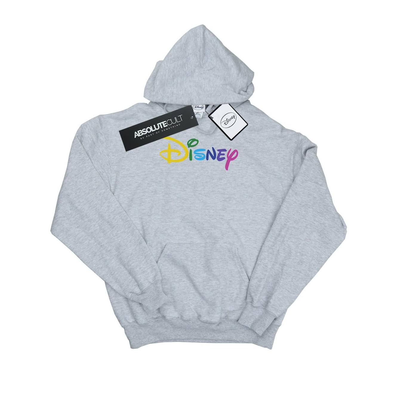 Sweat À Capuche Coton Disney Gris Chiné