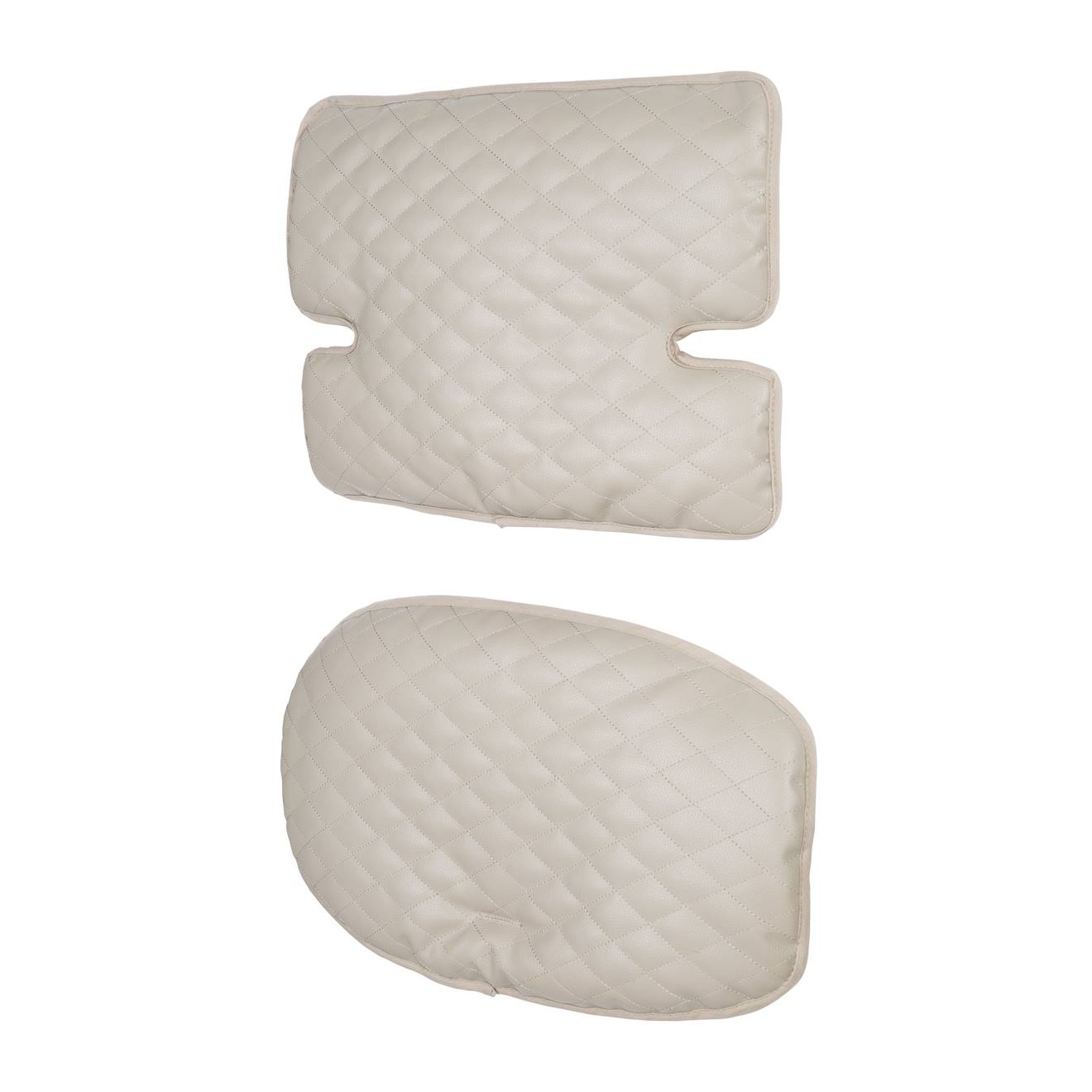 Coussins Matelassés En Cuir Pu Déperlant Pour Chaises Hautes Sit Up Grège (Roba) - Image 2