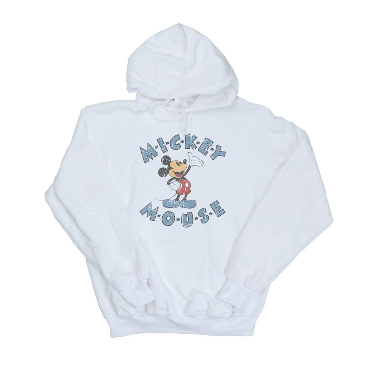 Sweat À Capuche Coton Disney Blanc