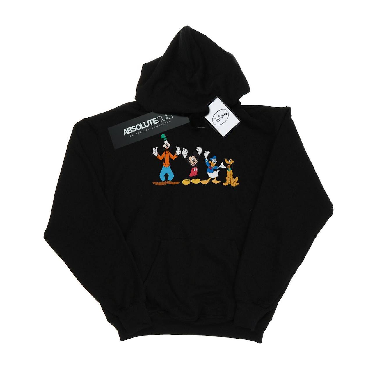 Sweat À Capuche Coton Disney Noir
