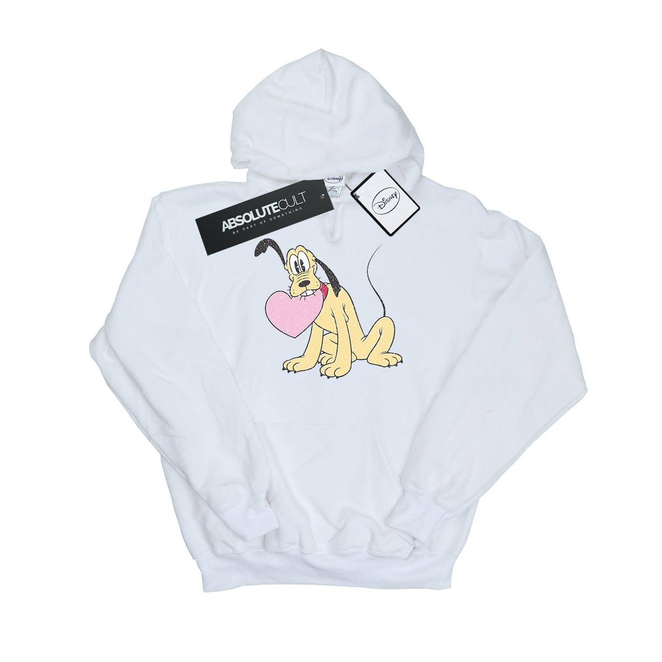 Sweat À Capuche Coton Disney Blanc