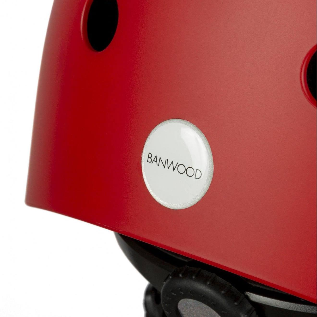 Casque De Vélo Abs Pour Enfants De 3 À 7 Ans Protection Rouge (Banwood) - Image 1