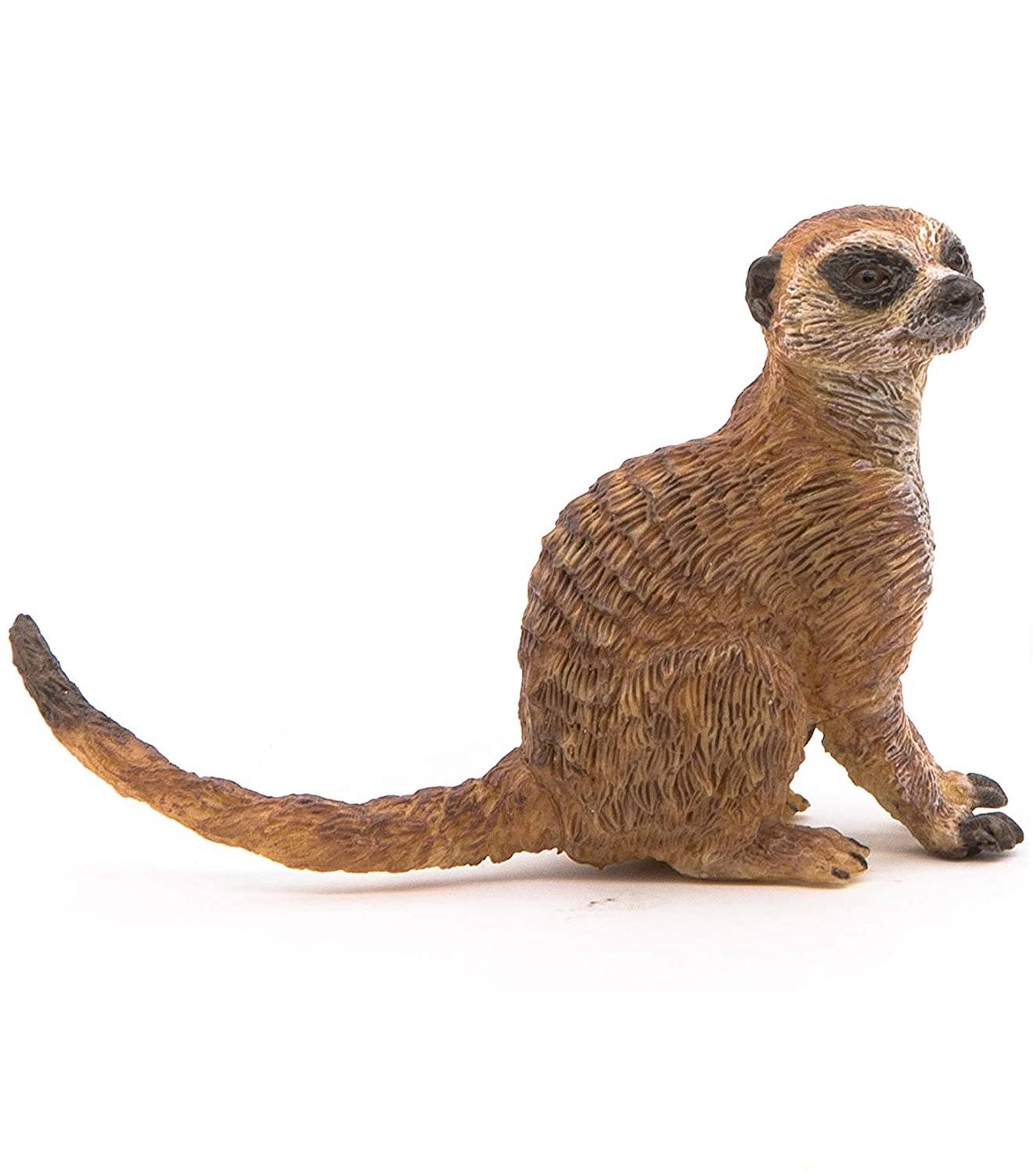 Figurine Suricate Assis Marron