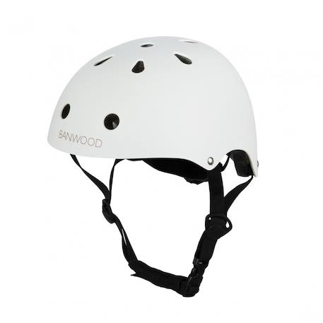 Banwood - Casque De Vélo Abs Pour Enfants De 3 À 7 Ans Protection Blanc
