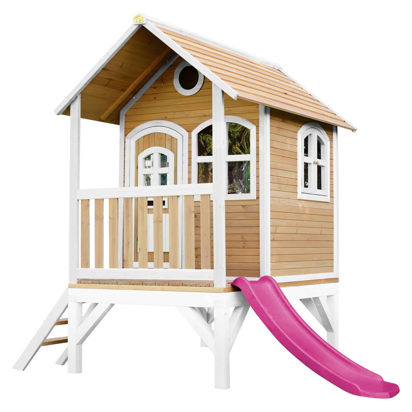 Cabane De Jardin Avec Toboggan Violet