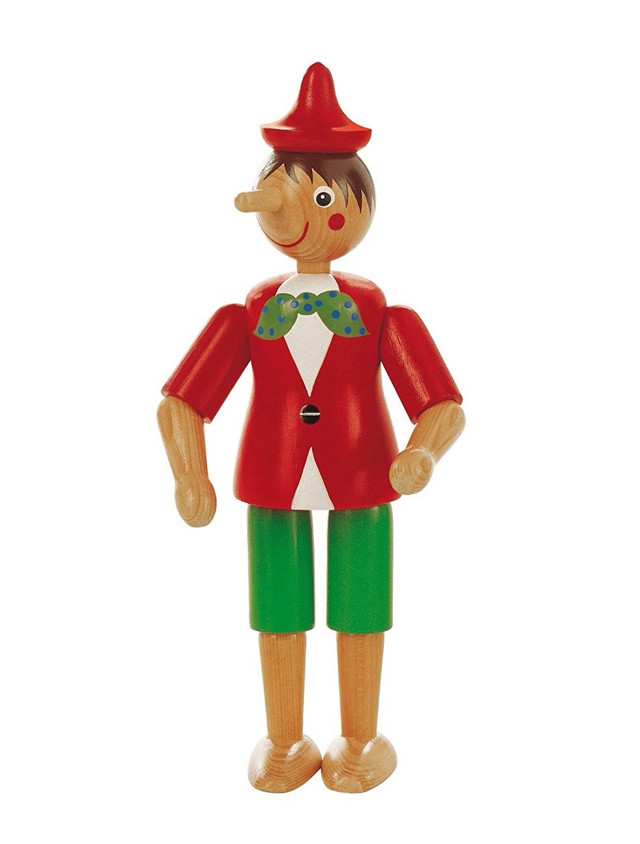 Pinocchio Articulé 20 Cm Rouge