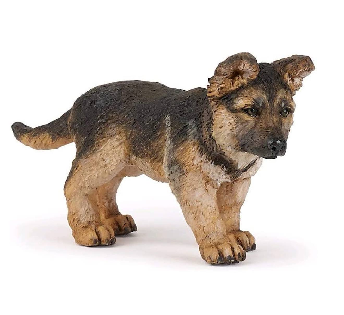 Figurine Bébé Berger Allemand Marron