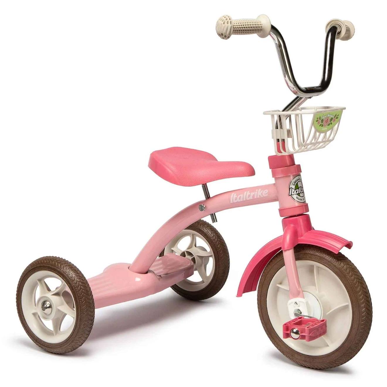 Tricycle Rétro Enfant 2 À 5 Ans Rose