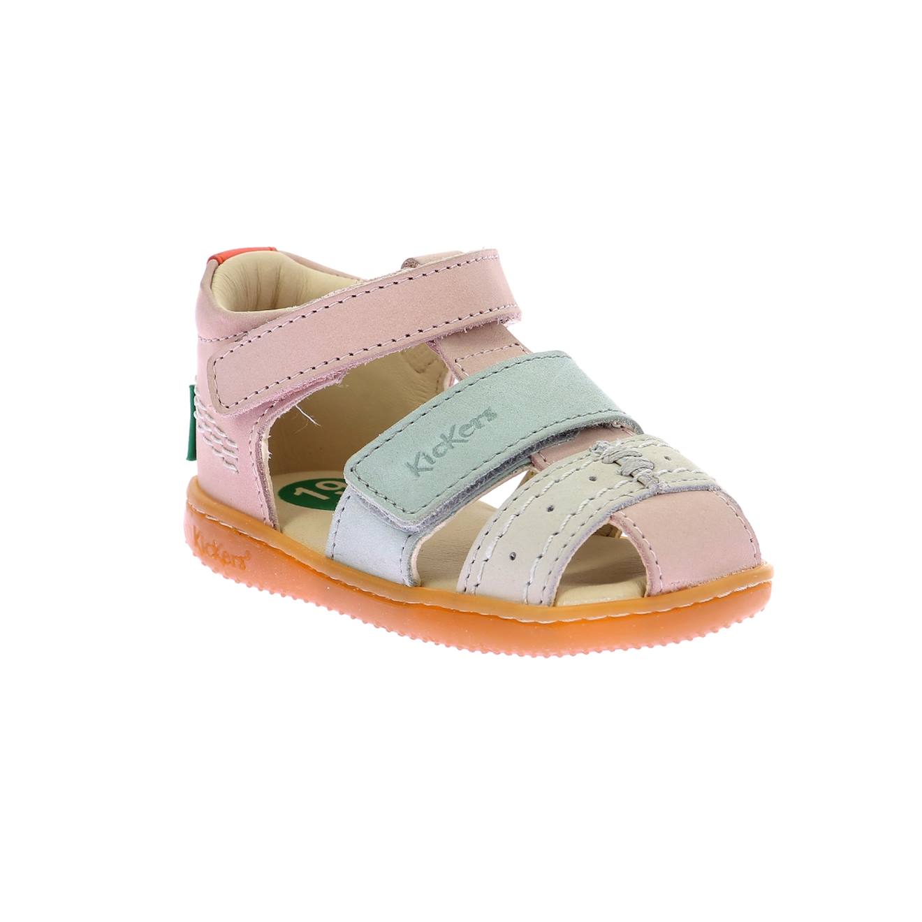 Sandales Bébé Kick Bazar Rose Clair Multi