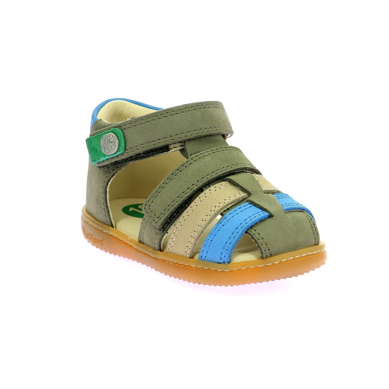Sandales Bébé Kick Pod Kaki