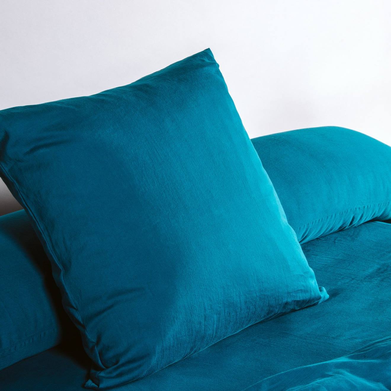 Taie D'oreiller Pur Coton Bio Bleu Nuit