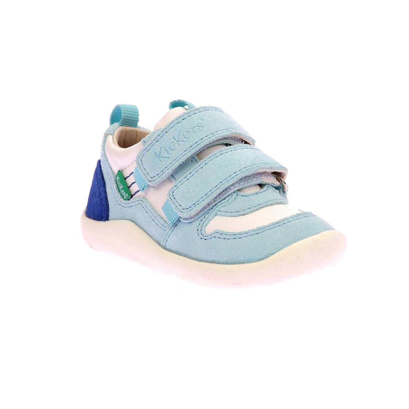 Baskets Basses Bébé Kick Frapy Bleu Clair