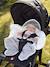 Couverture REDCASTLE Babynomade® Douillet en tricot et polaire gris chiné/blanc 1 - vertbaudet enfant 