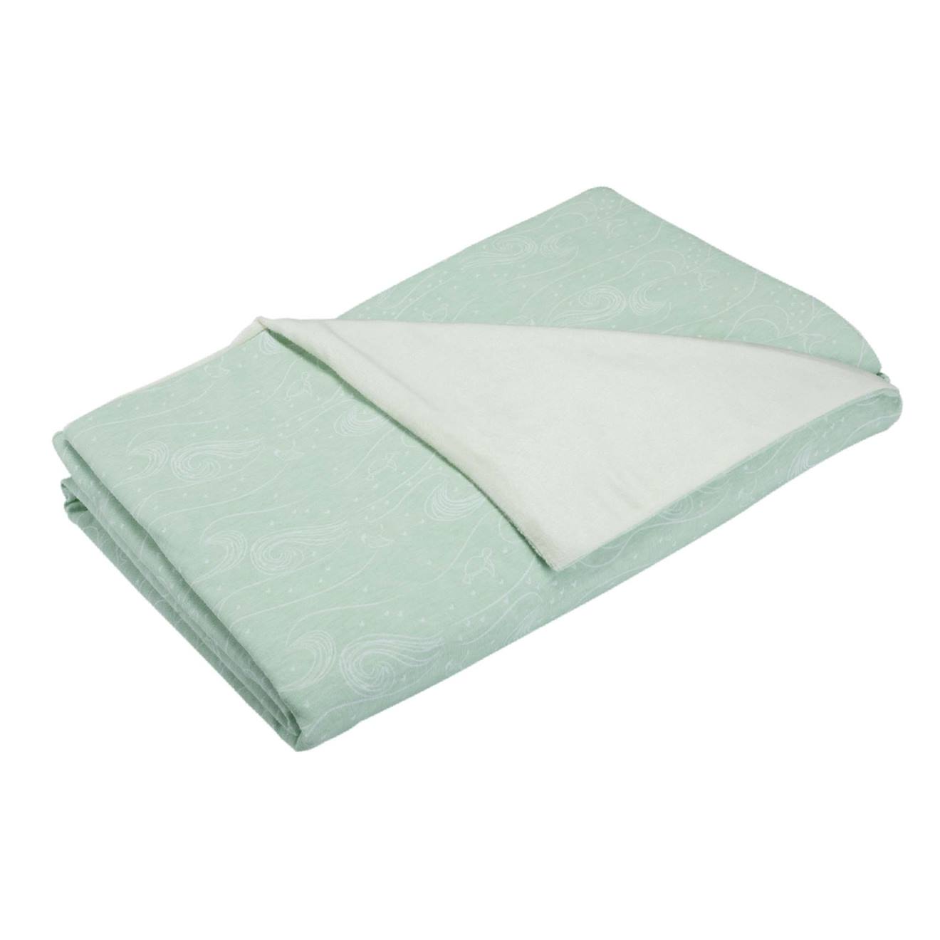 Couverture Bébé Reversible Au Large De Nova Ecru