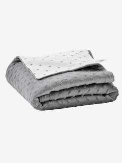 Linge de maison et décoration-Linge de lit bébé-Plaid bébé en polaire minky et molleton STELLA