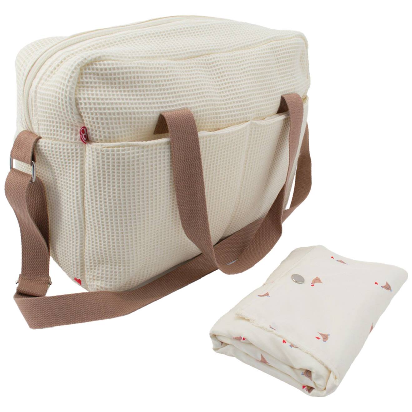 Sac À Langer Ecru, Marron