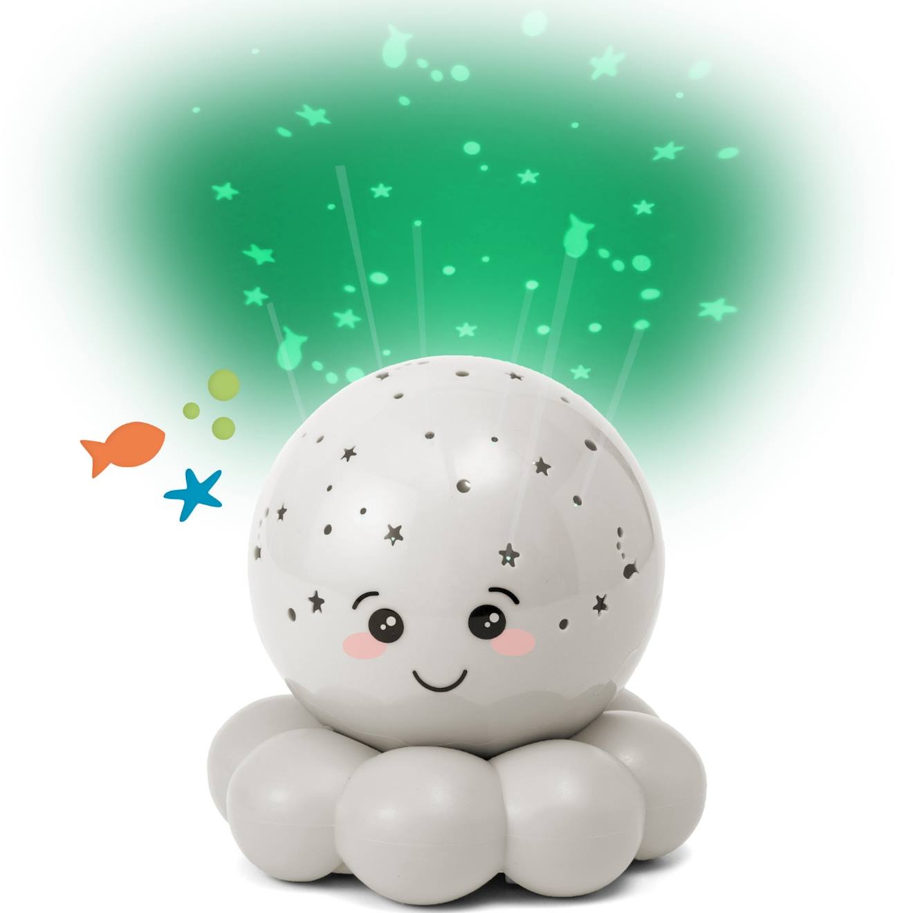 Veilleuse Twinkles To Go Octo Gris