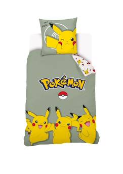 Linge de maison et décoration-Housse de couette pikachu pokémon coton
