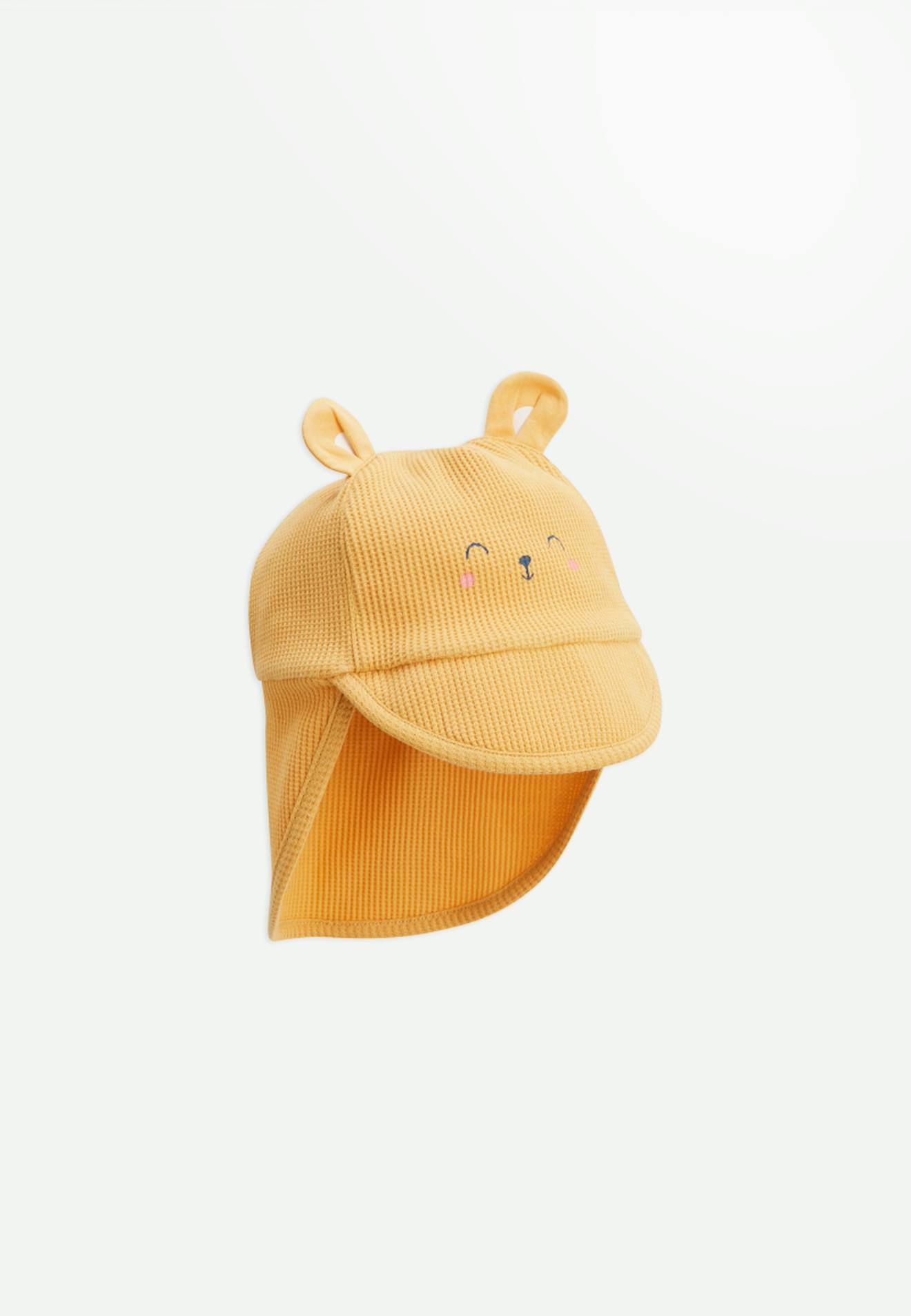 Casquette Cache-cou Bébé Hawaiki Ocre