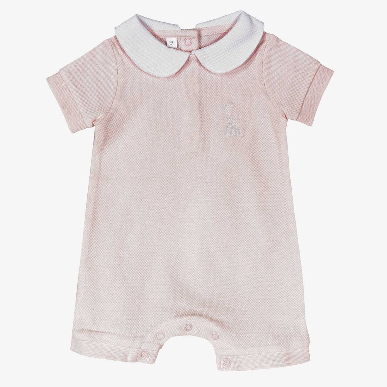 Combishort Pour Bébé Rose