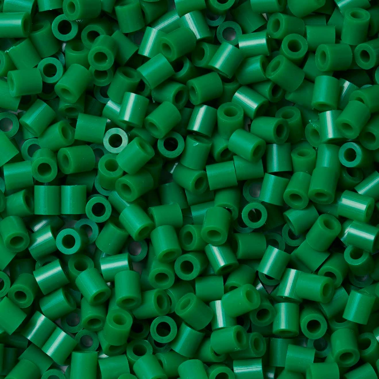 Sachet 1000 Perles Plastique Vert Sapin