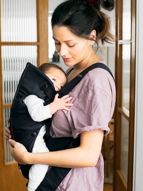Porte-bébé Mini en coton BabyBjörn noir+Noir 9 - vertbaudet enfant 