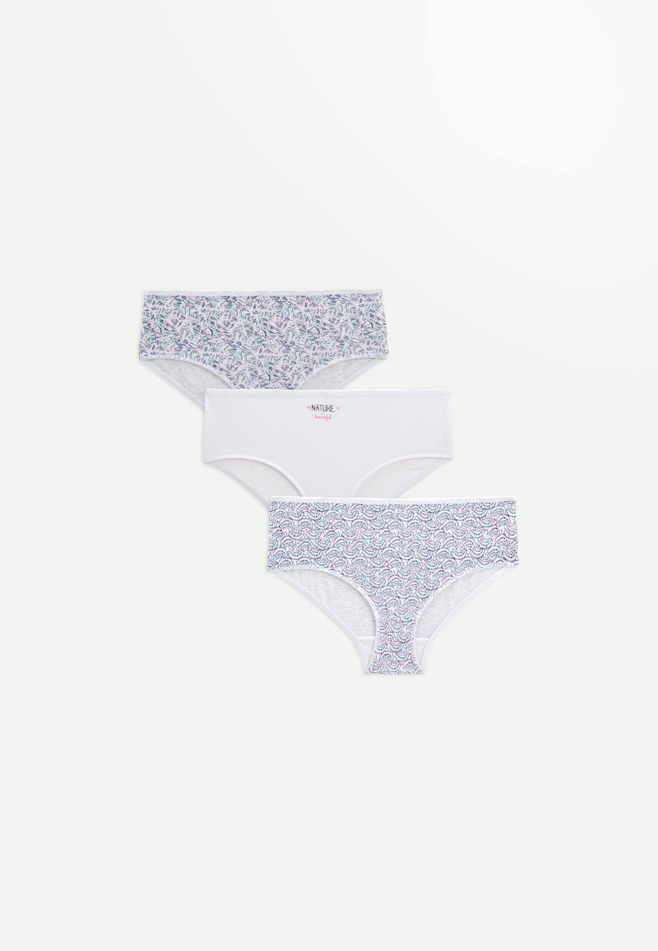 Lot De 3 Culottes Fille Valara Ecru