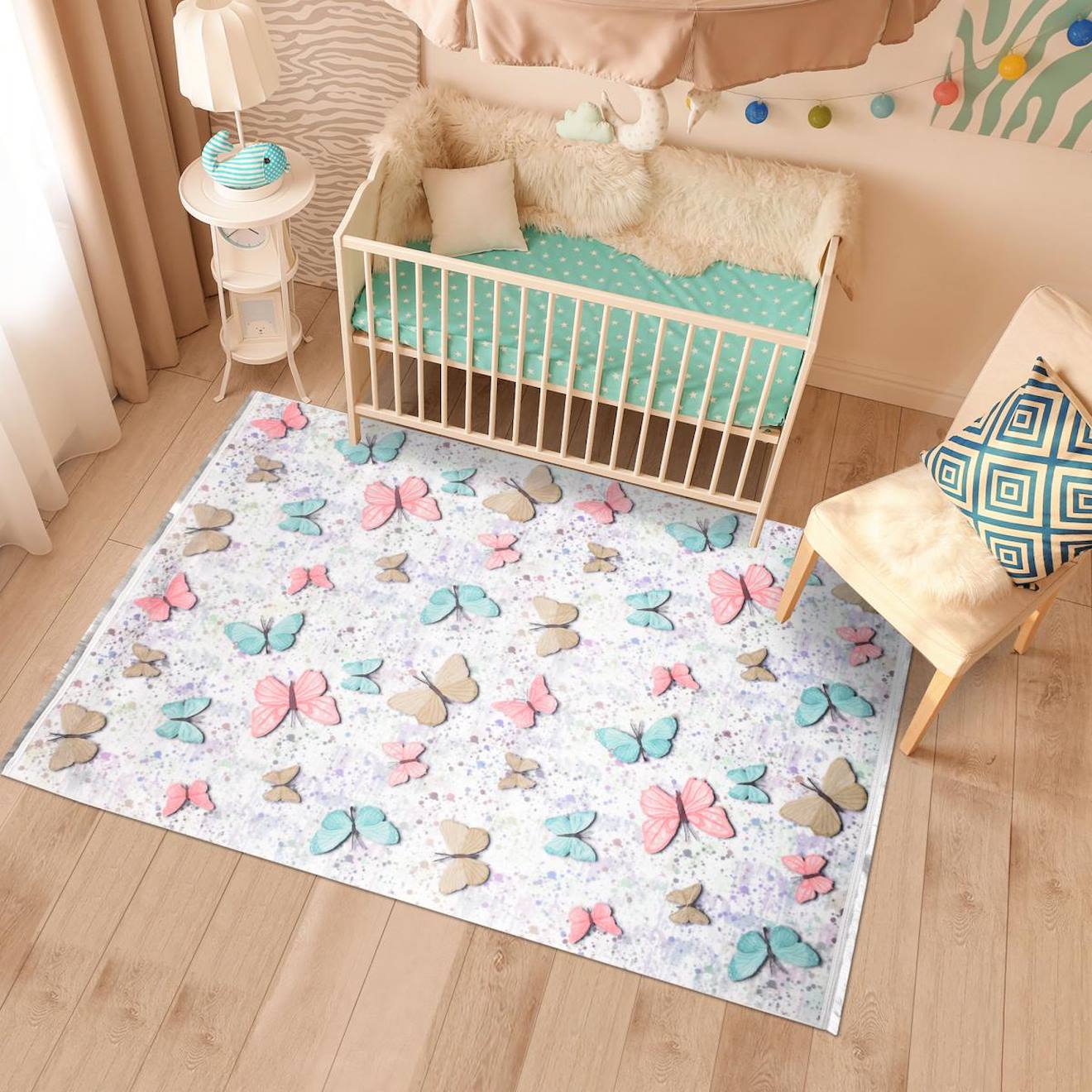 Tapis Enfant Pap Très Doux Ecru