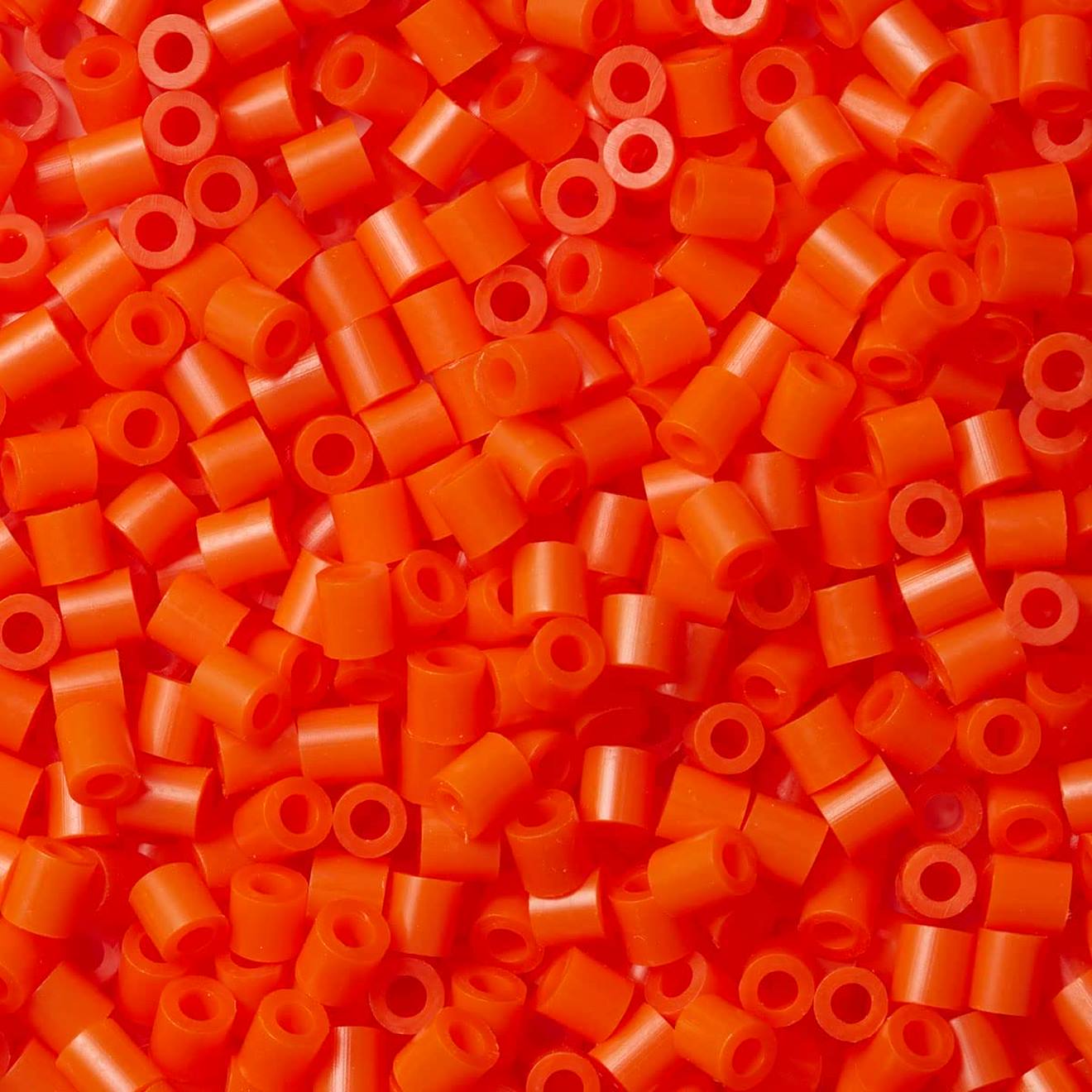Sachet 1000 Perles Plastique Orange