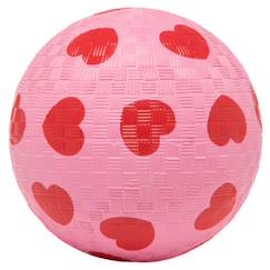 -Ballon à motif cœurs et rose (12 cm)
